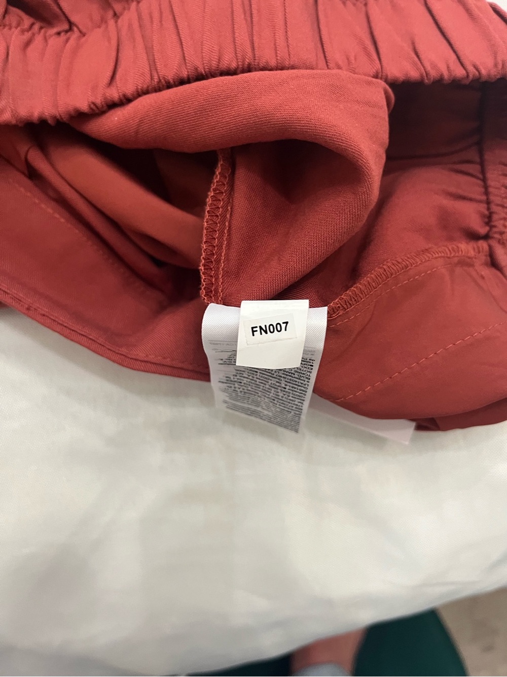 NWT Old Navy Wide-Leg Playa Pants in Cherry Birch (Clay Red) Size Medium - Picture 8 of 11